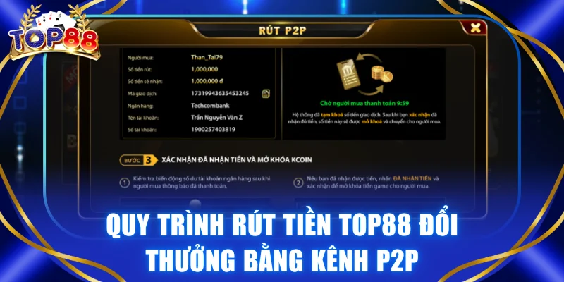 Hướng Dẫn Rút Tiền TOP88 Qua 4 Phương Pháp Chính Thức - winvexa88